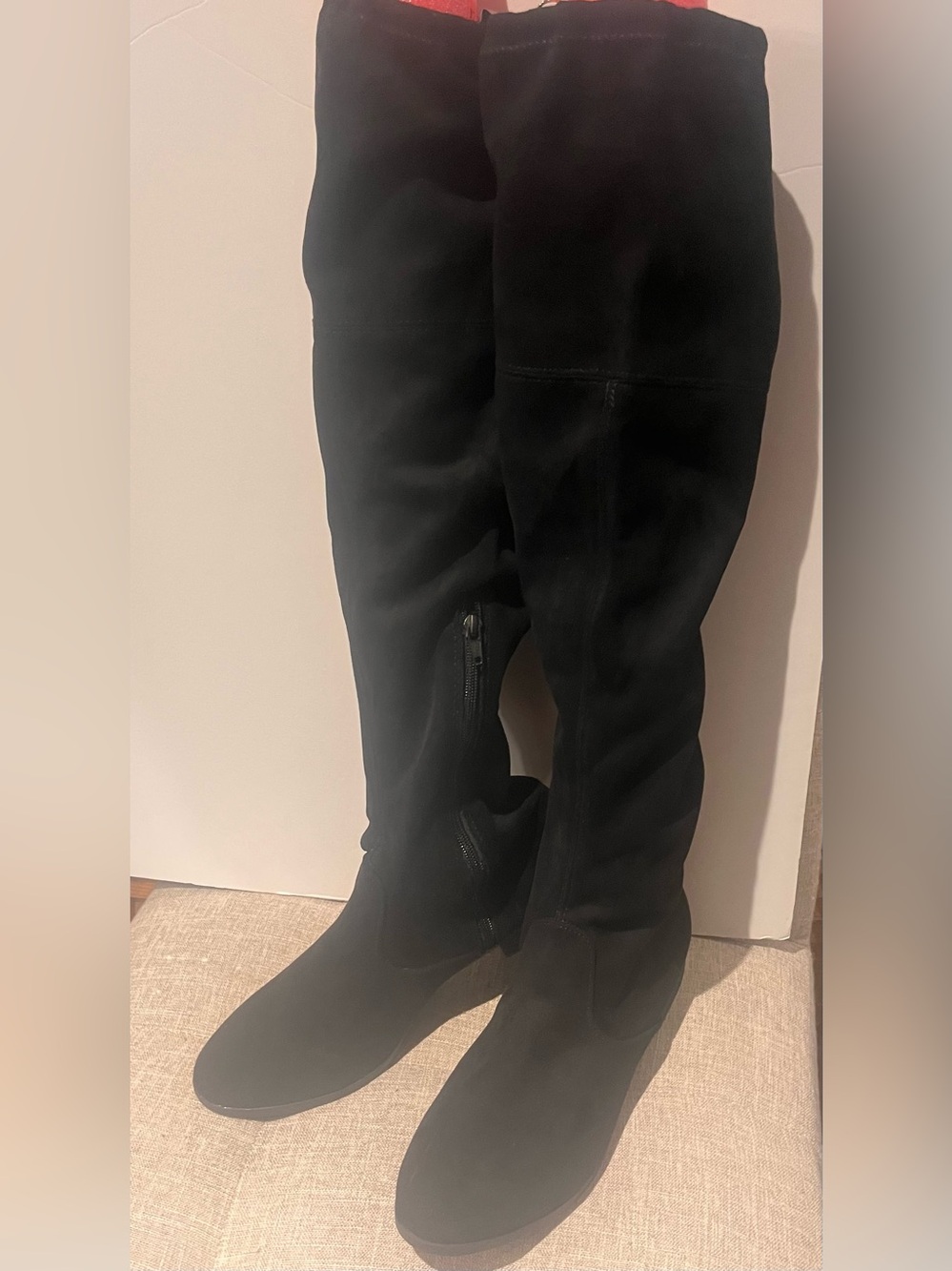Women’s Black Over-the-Knee Fashion Boots